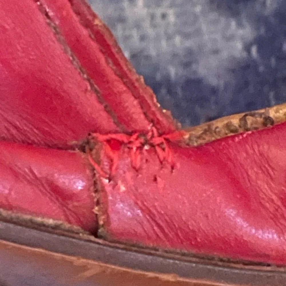 1950s red wedges / sandals! - Picture 10 of 11